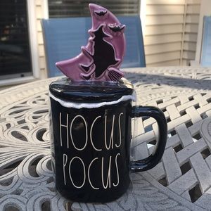 Rae Dunn New Halloween Hocus Pocus Mug and Moon Lid
